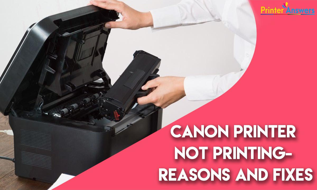 Canon Printer Not Printing- Reasons And Fixes