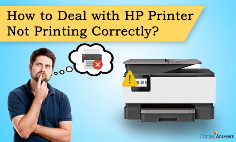 how to fix printer not printing properly